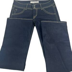 HUDSON Dark Wash  Denim Blue Made in USA Jeans Cotton Spandex Stretch 107906  29